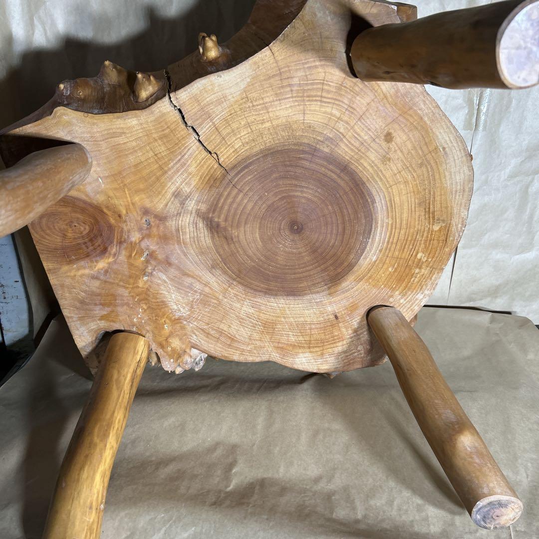 屋久杉　輪切りテーブル　一枚板 座卓 ローテーブル