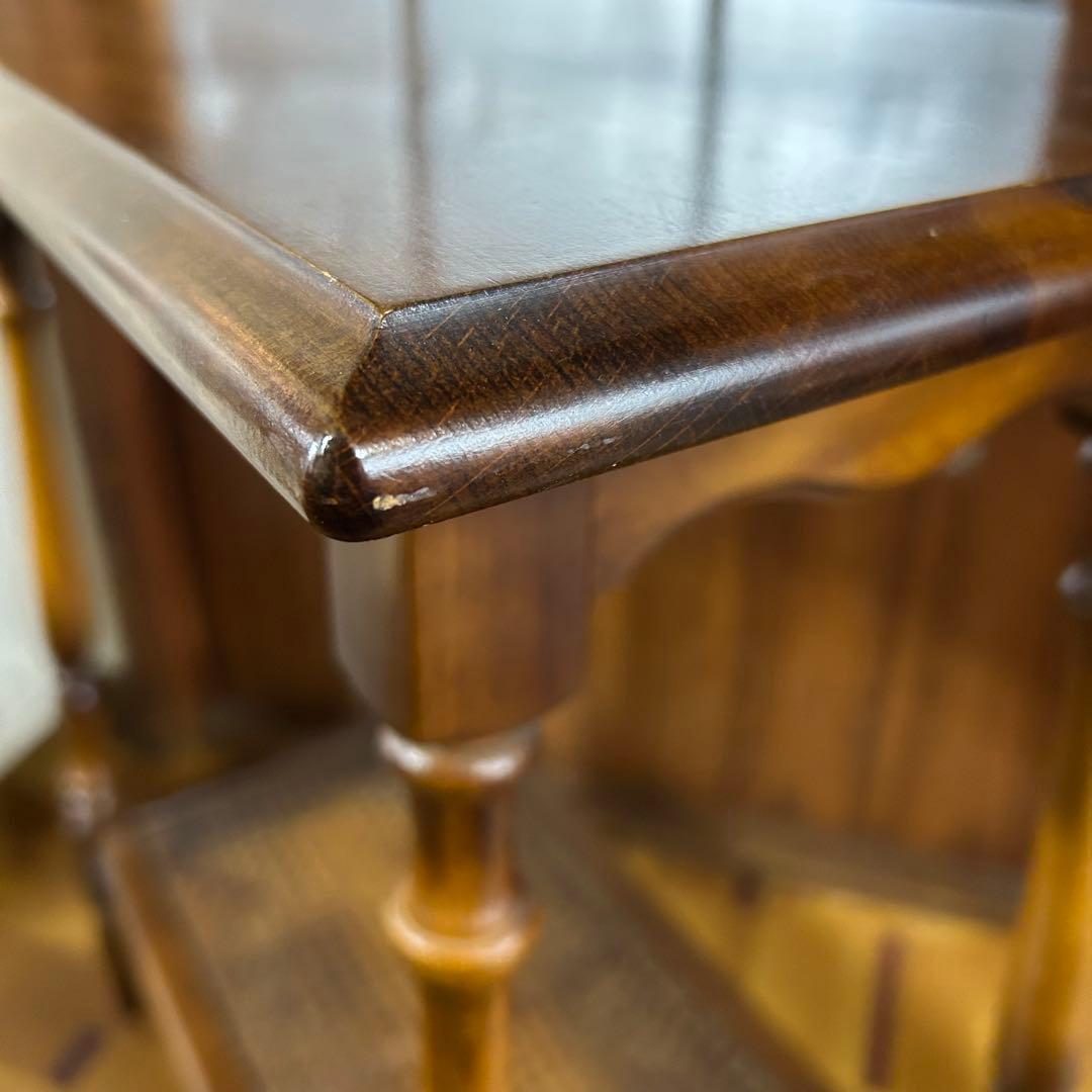 カリモク 花台 鉢台 電話台