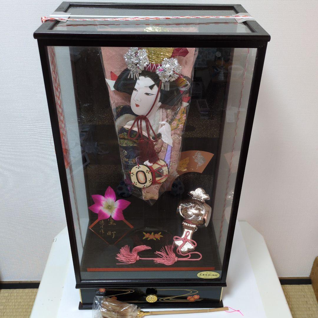 羽子板 ケース付き 徳川作