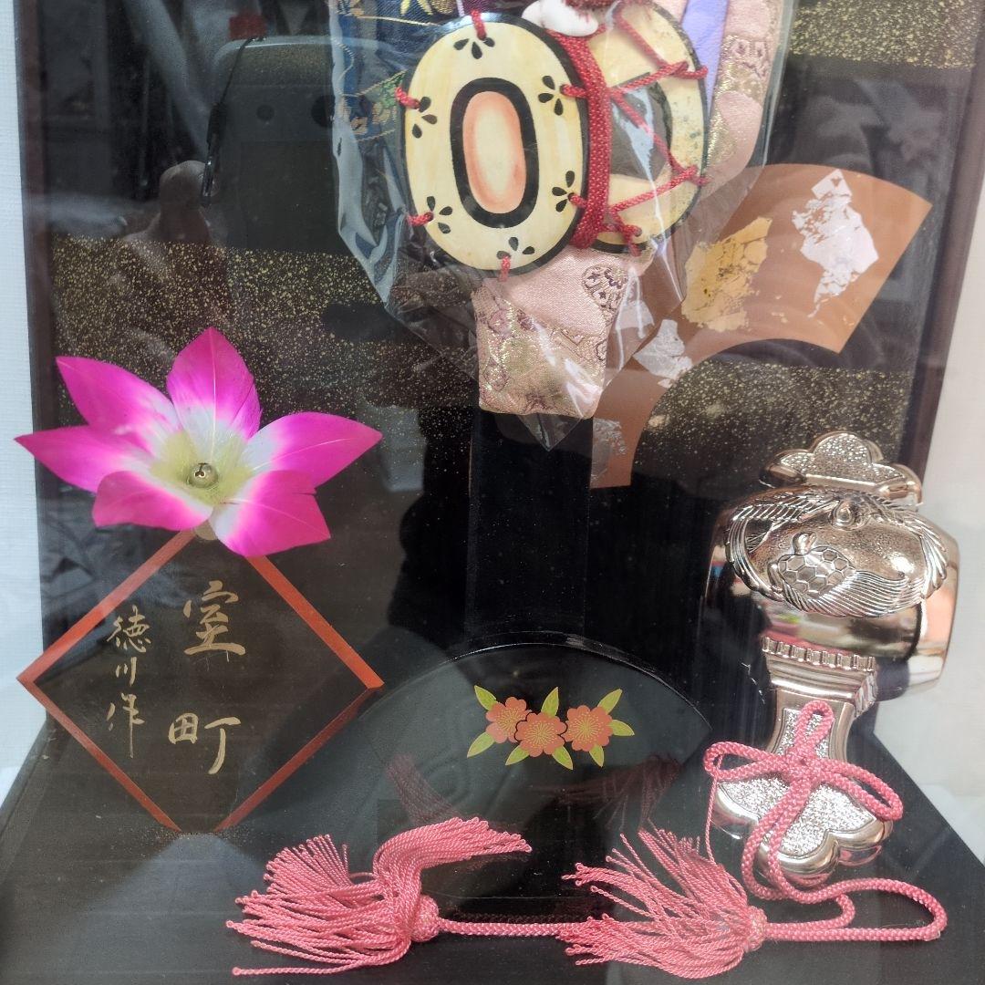 羽子板 ケース付き 徳川作