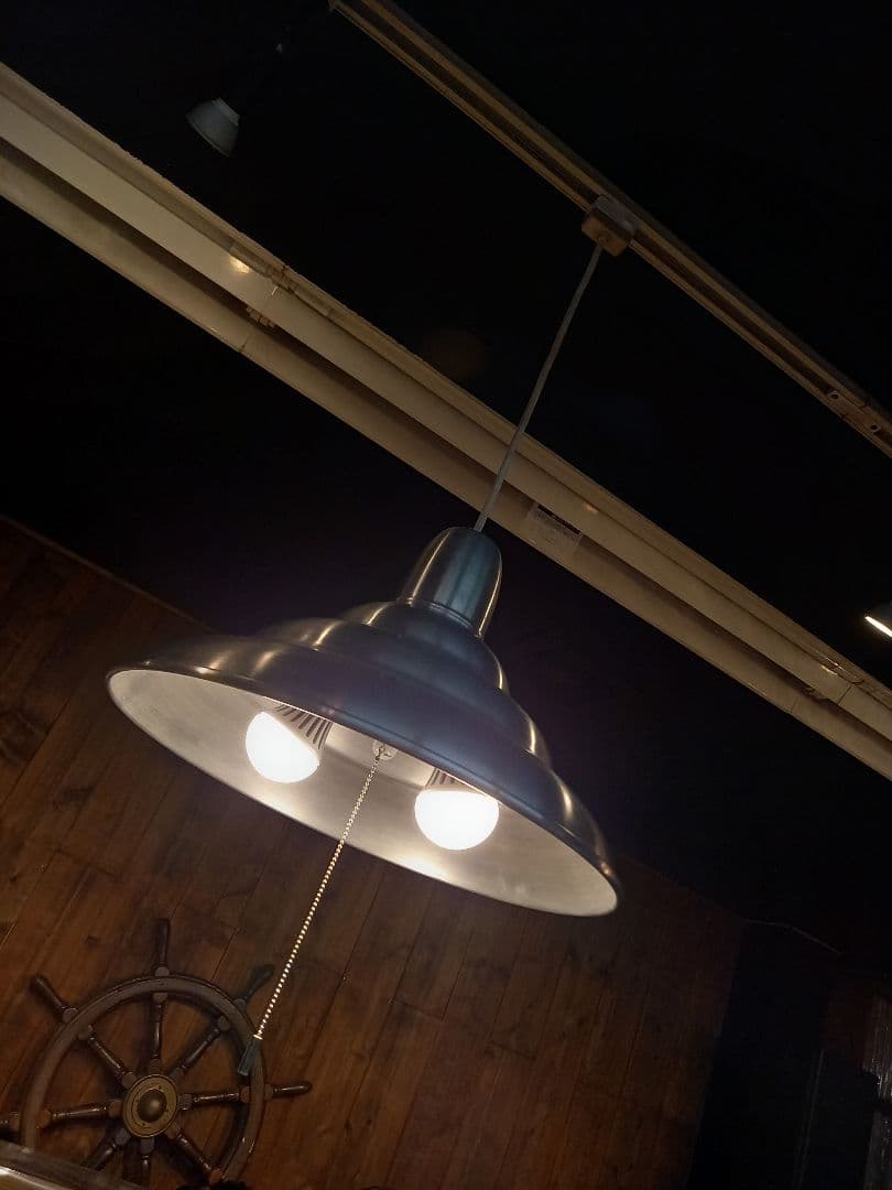 レア　アート　ワーク　スタジオ　スペースエイジ　アルミニウム　UFO型　ライト