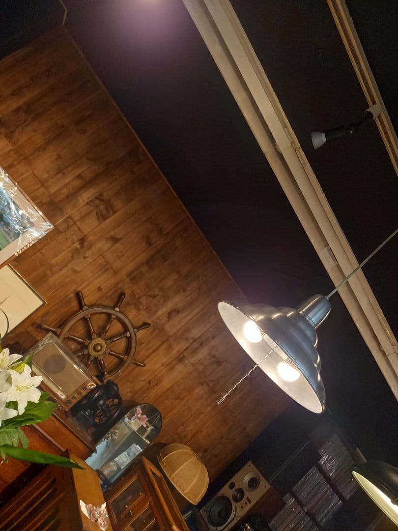 レア　アート　ワーク　スタジオ　スペースエイジ　アルミニウム　UFO型　ライト