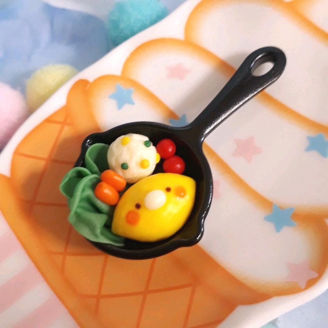 フライパン☆ひよこオムライス♡