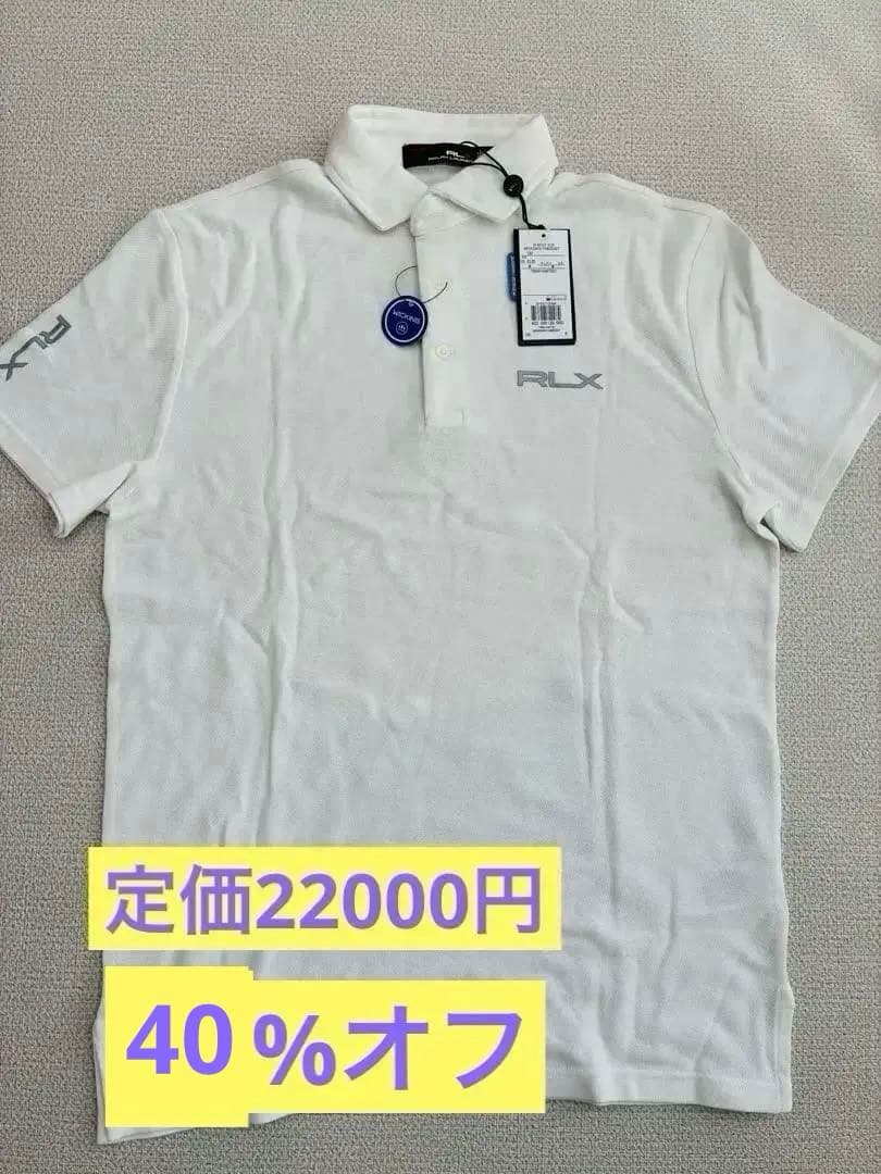 RLX ゴルフポロシャツ US Mサイズ ホワイト