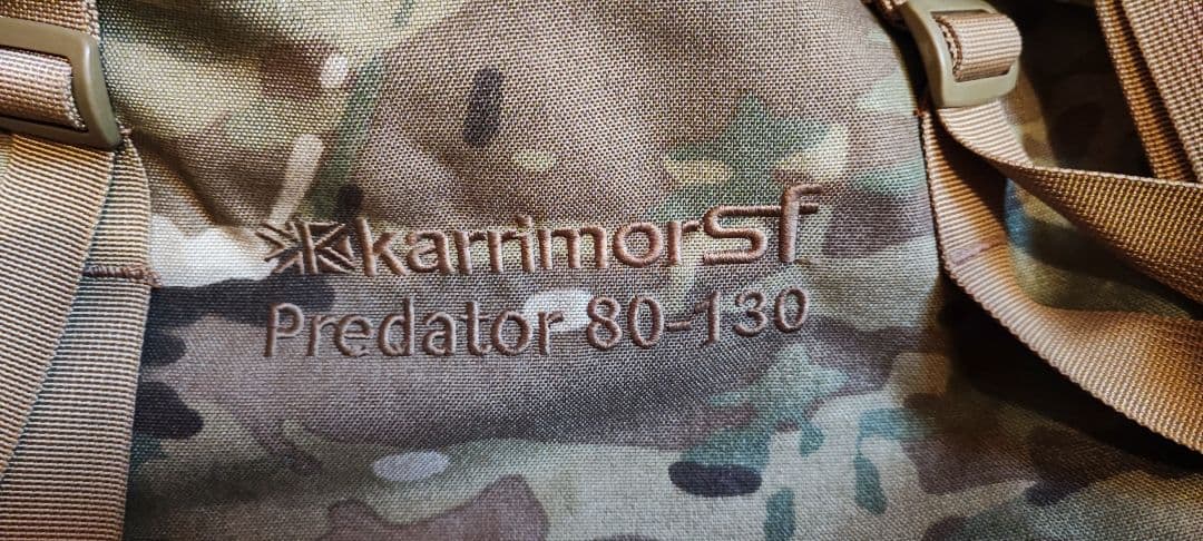 karimorSF Predator 80-130 マルチカムバックパック
