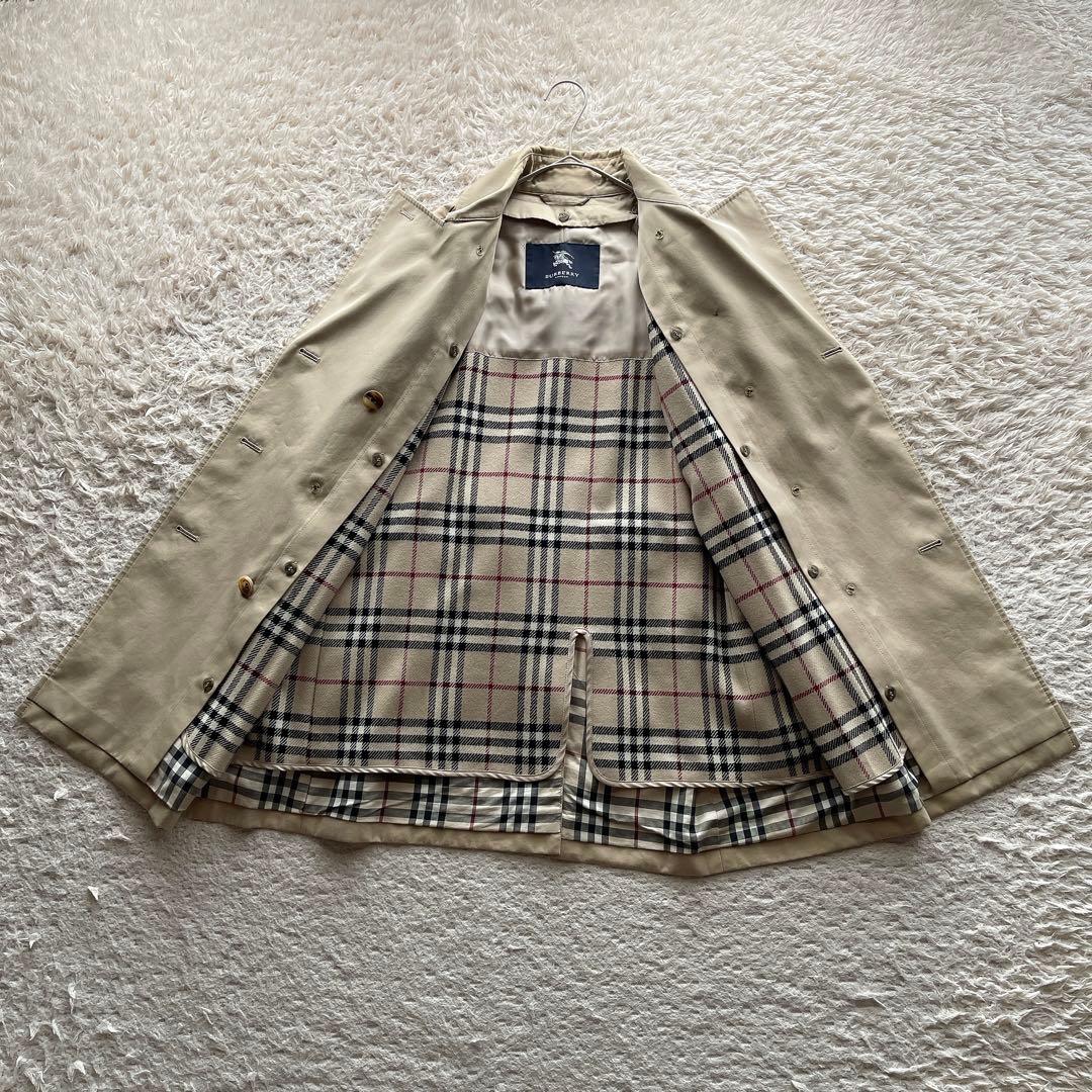 【大きいサイズ44】バーバリーロンドン トレンチコート ノバチェック ライナー