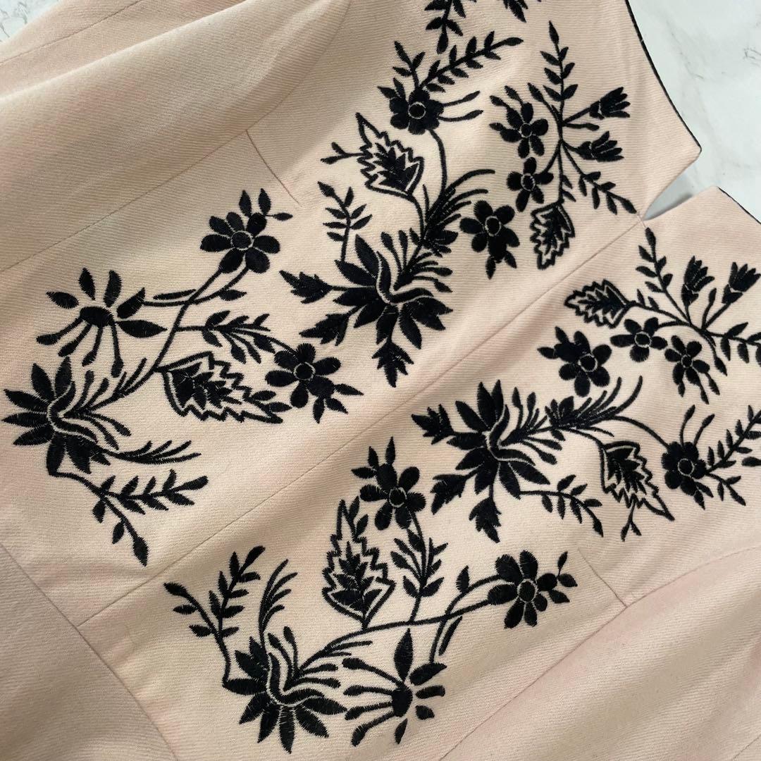 美品☆TOCCA☆ワンピース☆0☆ベージュ　ブラック