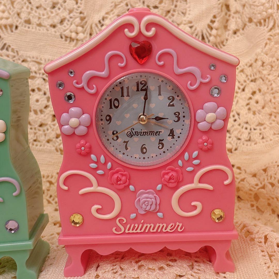 【希少】swimmer スイマー　時計 セット　ポーリーポケット 平成レトロ