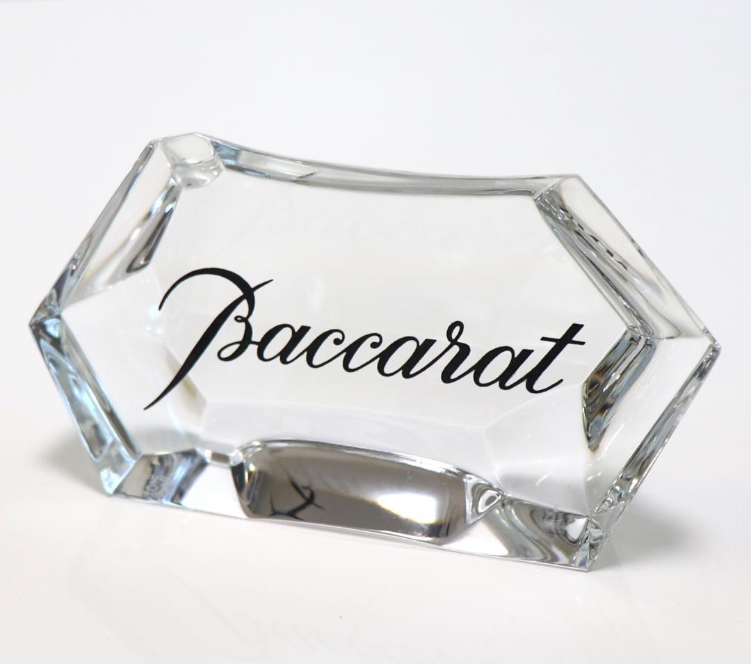 バカラ ロゴ プロモーションオブジェ 非売品 多面体カット ディスプレイスタンド