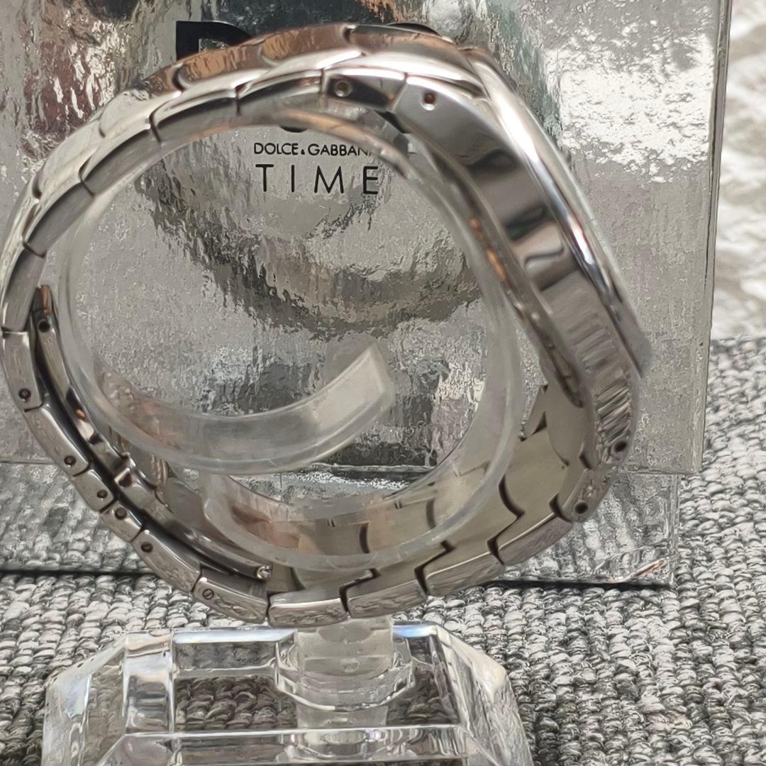 ♥️ 動作品 D&G クロノグラフ 時計 シルバー SANDPIPER ホワイト