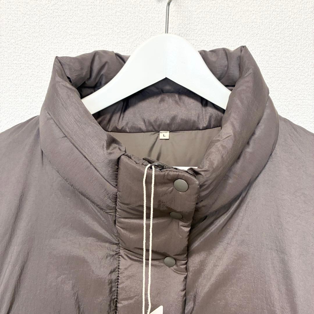 【25AW✨未使用タグ付】MUJI Labo ダウンショートジャケット L モカ