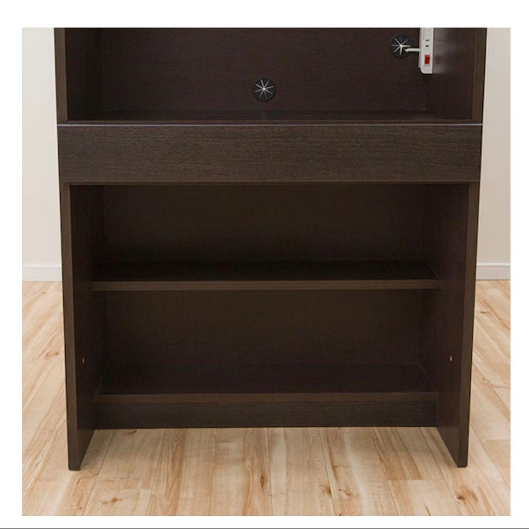 ニトリ　壁面ユニットデスク(ウォーレン 80 DBR)