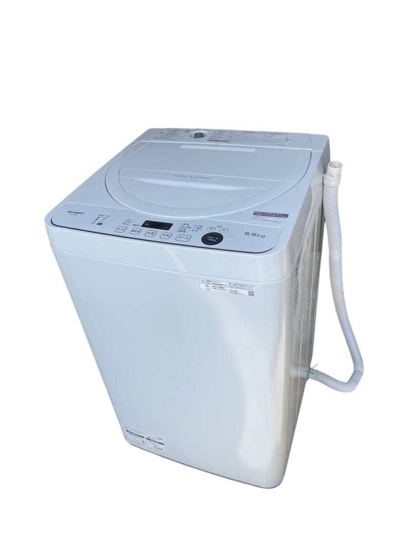 【直接引き取り限定】 SHARP ES-GE5E 5.5kg 洗濯機 2021年