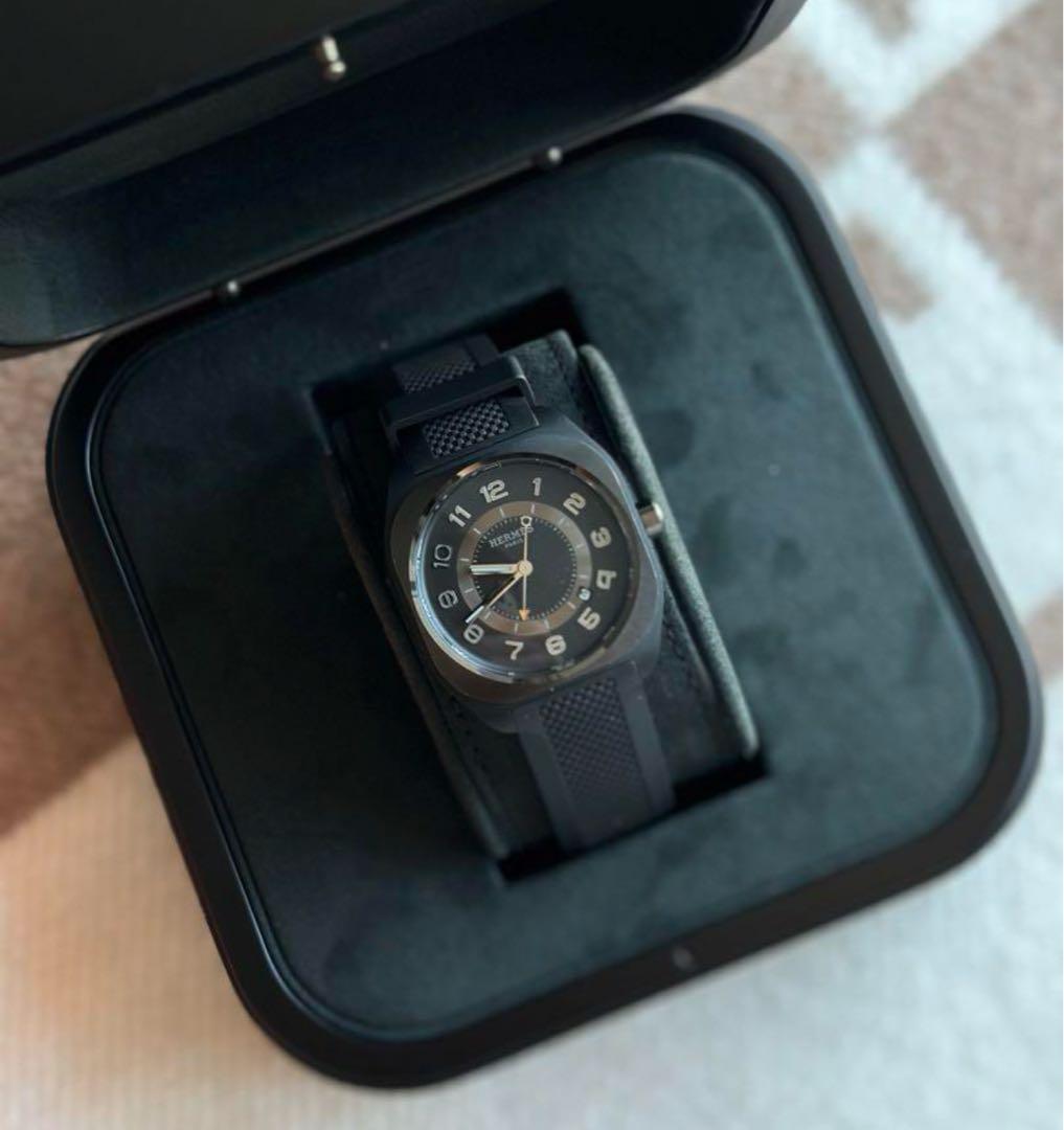 最終値下げ❗️ エルメス H08 ソーブラック　腕時計　グラフェン　新品未使用