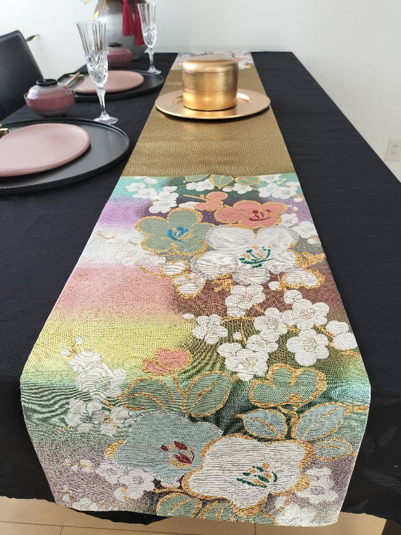 A962★逸品‼️春♡‼️ひな祭り‼️テーブルランナー2m16cm
