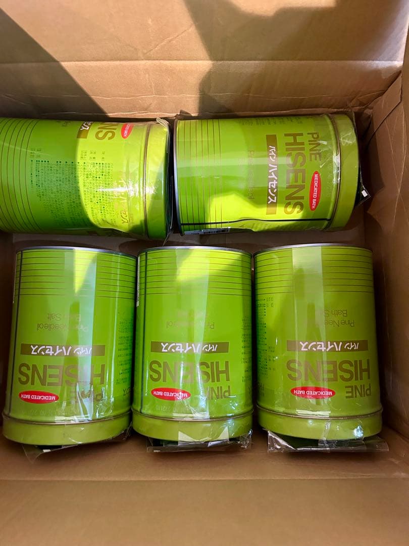 新品未開封 パインハイセンス 2.1Kg 5缶セット 凹みあり