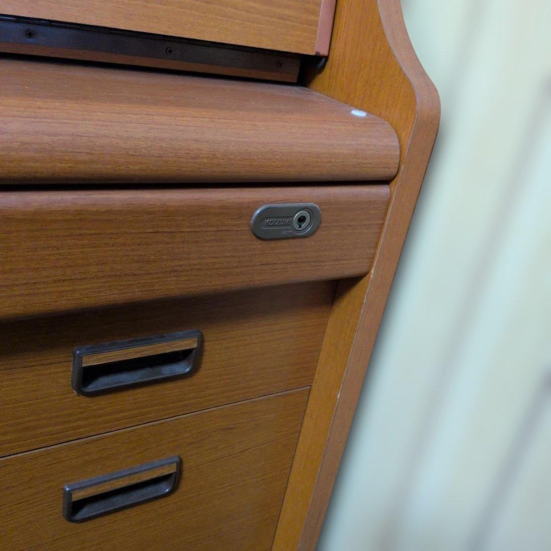 ①　木製デスクチェアセット　机　椅子　折りたたみ　バタフライ　スタディデスク