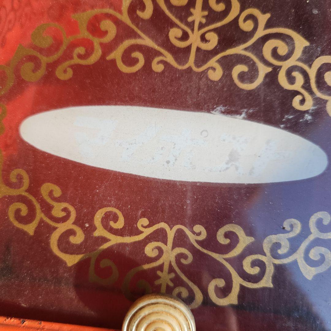 当時物　昭和レトロ　郵便受け　ポスト赤 サビ ジャンクガーデン