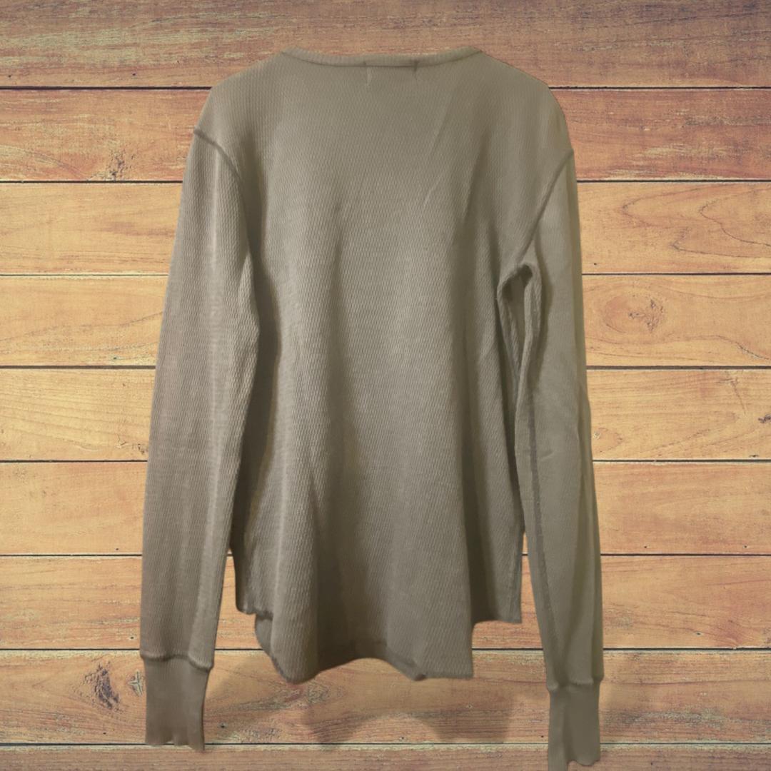 【希少】RRL Ralph Lauren ワッフル ニット サーマル ヘンリー