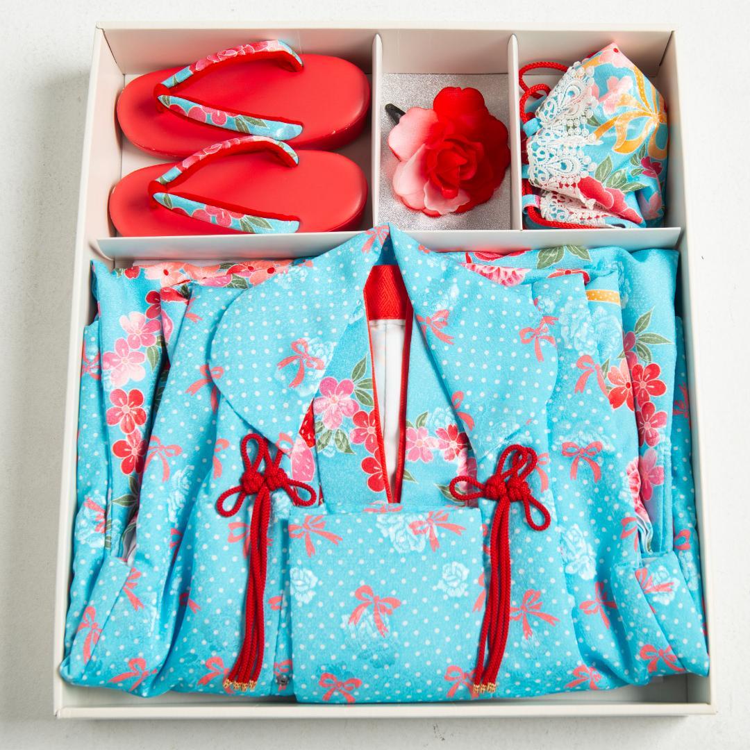 七五三 ３歳　被布フルセット　☆Childool チャイルドール　専用箱入り