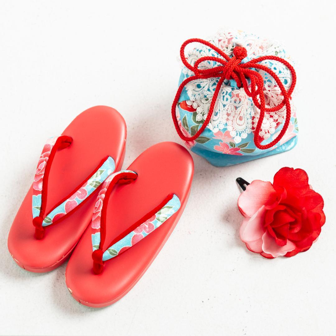 七五三 ３歳　被布フルセット　☆Childool チャイルドール　専用箱入り