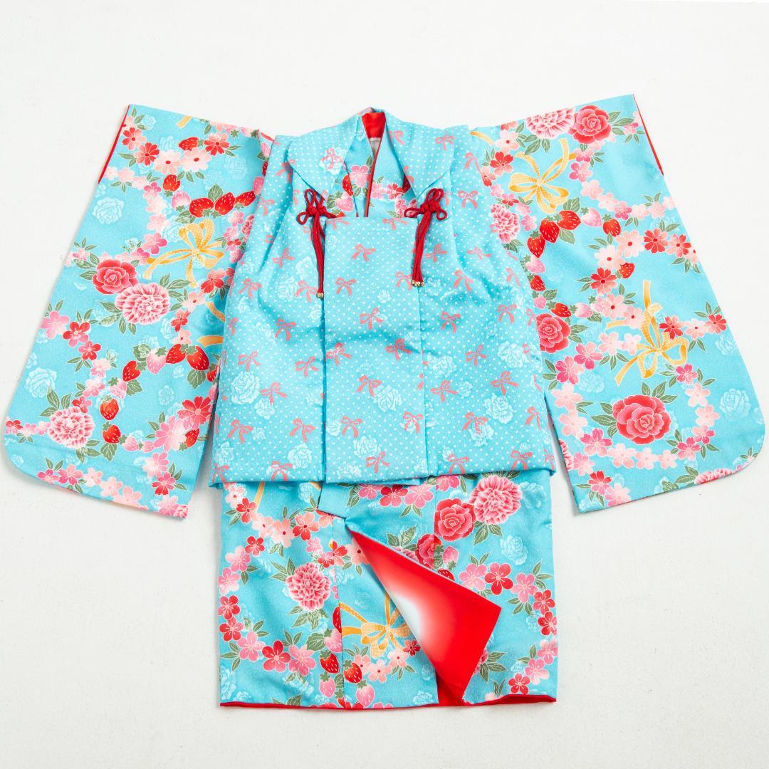 七五三 ３歳　被布フルセット　☆Childool チャイルドール　専用箱入り