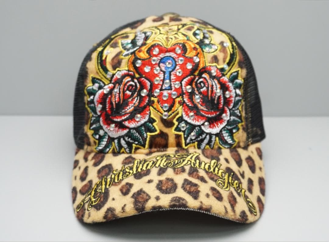 00's Christian Audigier キャップ Ed Hardy 黄色