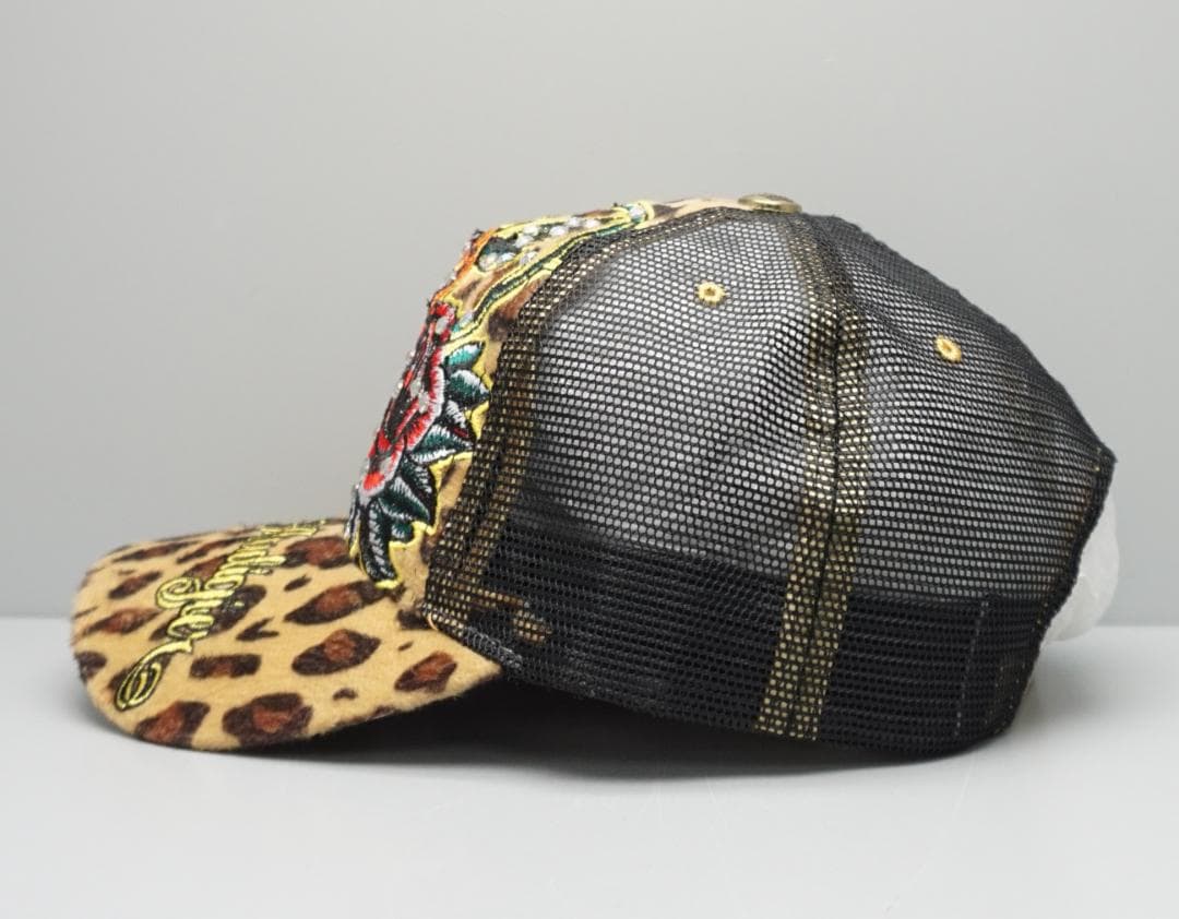 00's Christian Audigier キャップ Ed Hardy 黄色