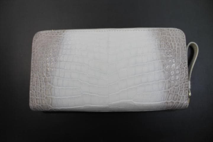 【専用】クロコダイル 財布 長財布 本物 ヒマラヤ 内側もヒマラヤ 金具金