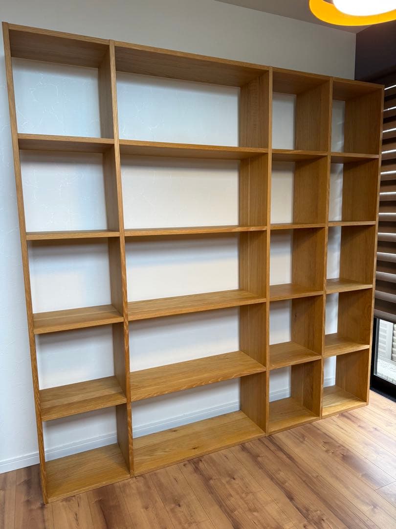 無印良品　スタッキングシェルフ　幅200×奥行２８．５×高さ200ｃｍ