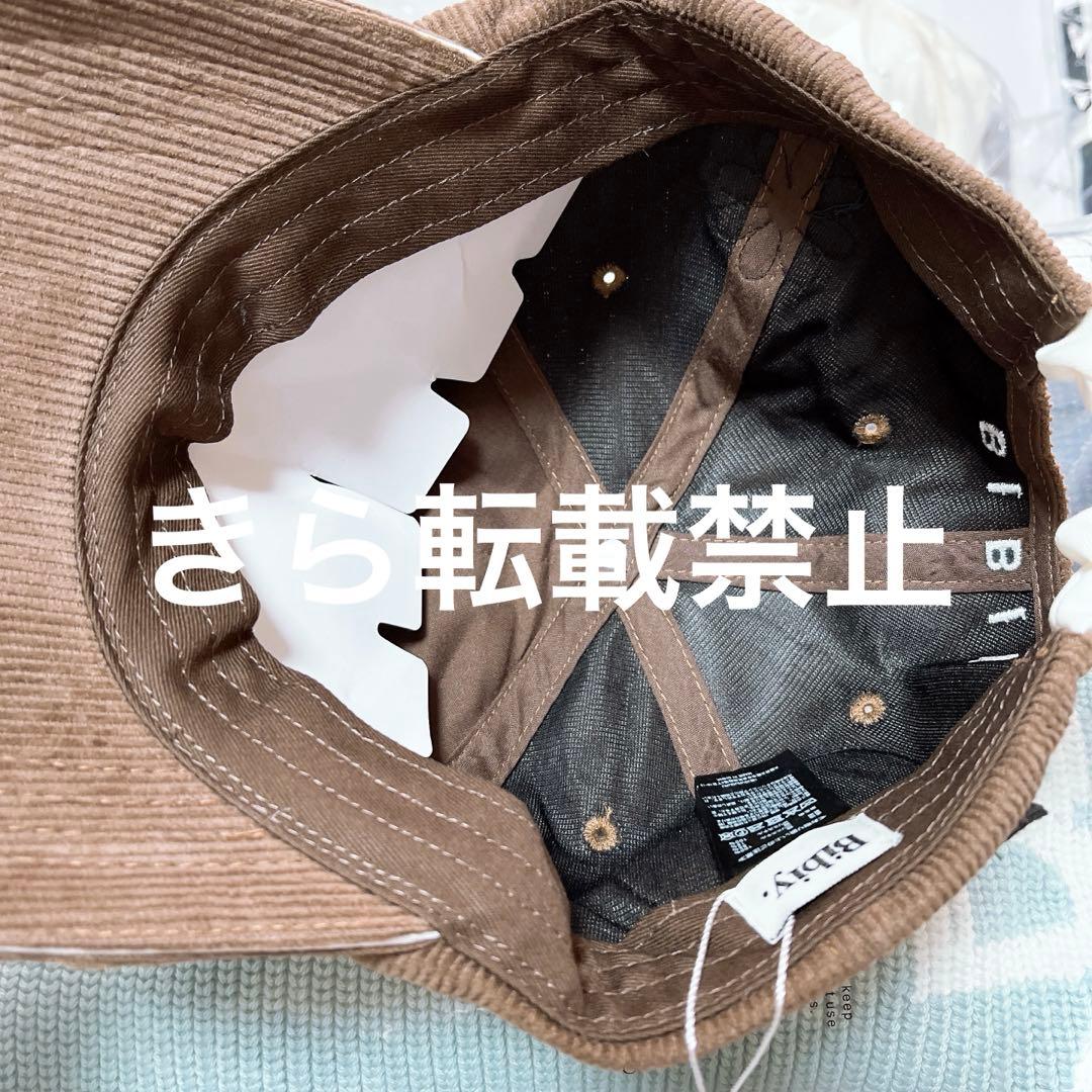 ☆ 様Bibiy. B. CLUB CAP BROWN ビビィ キャップ 帽子