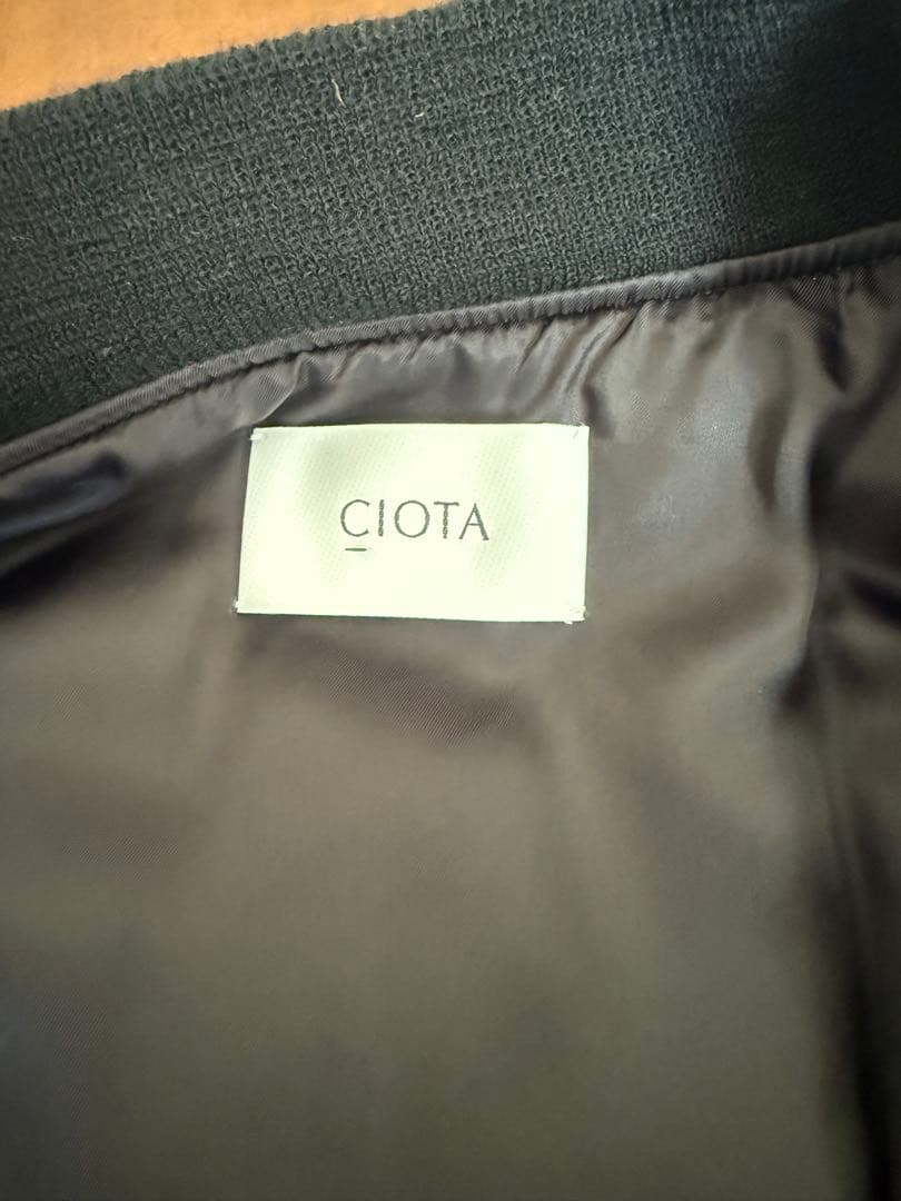 ジャケット・アウター CIOTA MA-1 Flight Jacket 5 BLACK