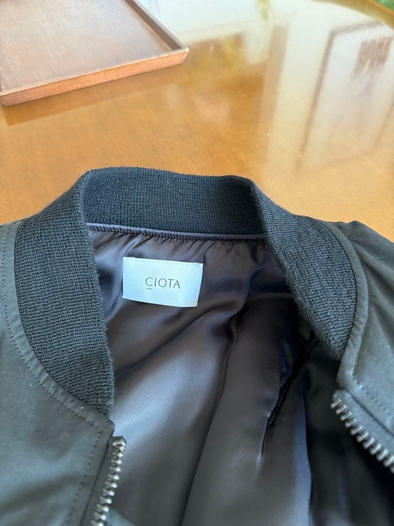 ジャケット・アウター CIOTA MA-1 Flight Jacket 5 BLACK