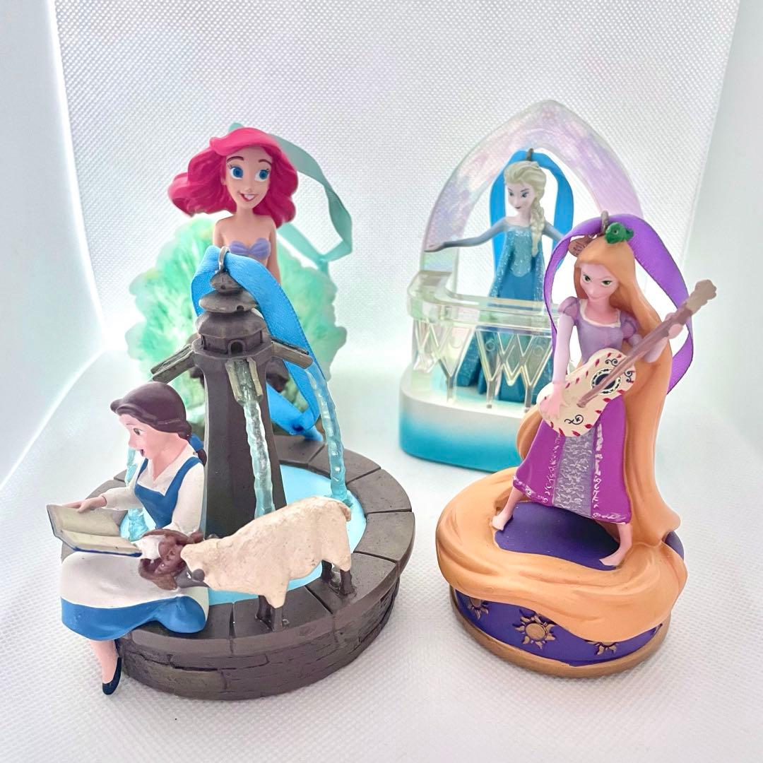 ディズニープリンセス オーナメント4体