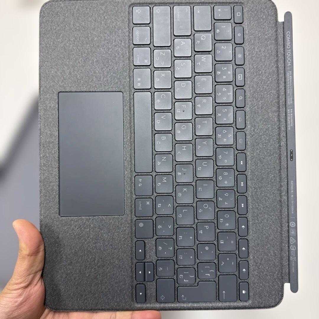ロジクールcombo touch 13インチキーボードカバー グレーYU0047