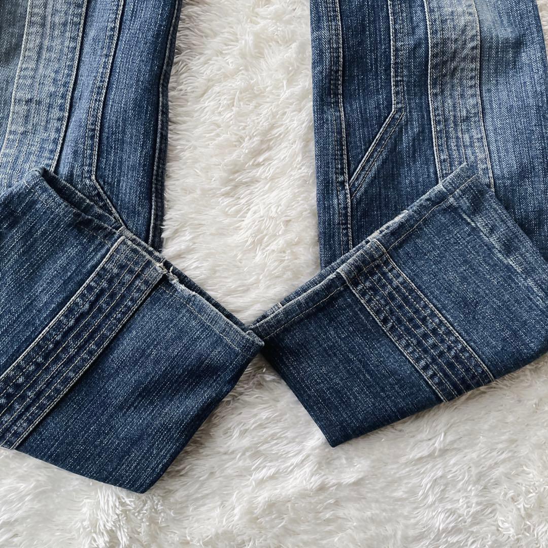 パンツ Share spirit lace up denim pants lgb