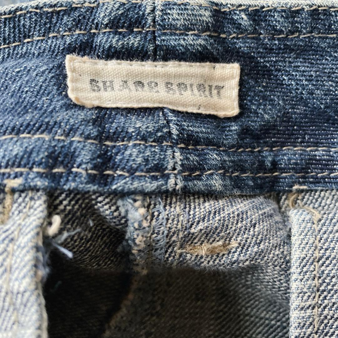 パンツ Share spirit lace up denim pants lgb