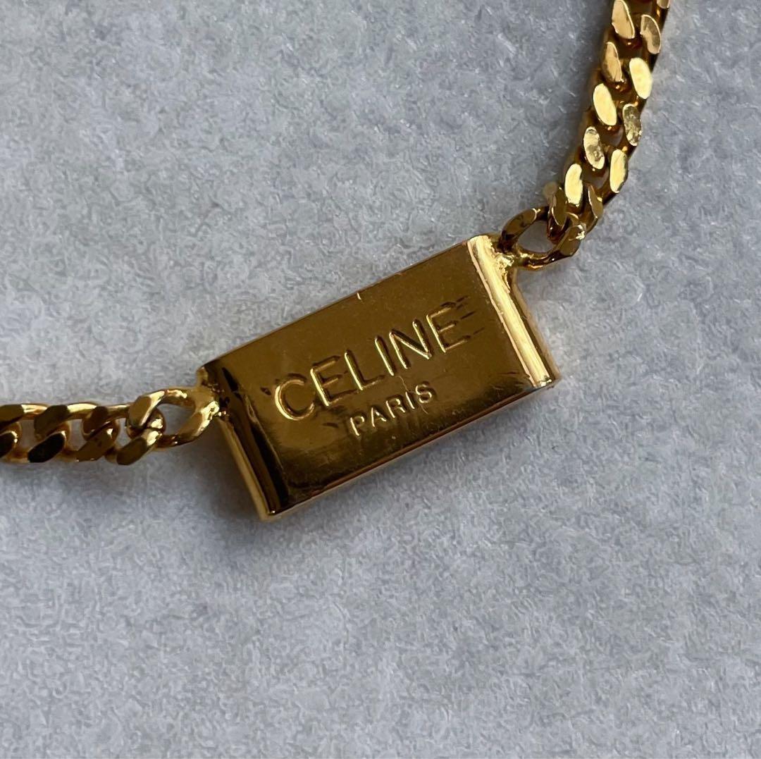 【CELINE】ビンテージ マカダム ゴールド ネックレス