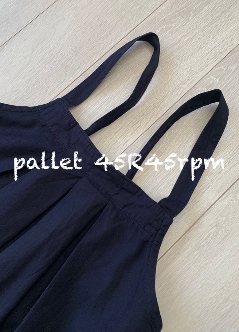 45R45rpm 本日最終日薄バックサテンのタックタック ドレス