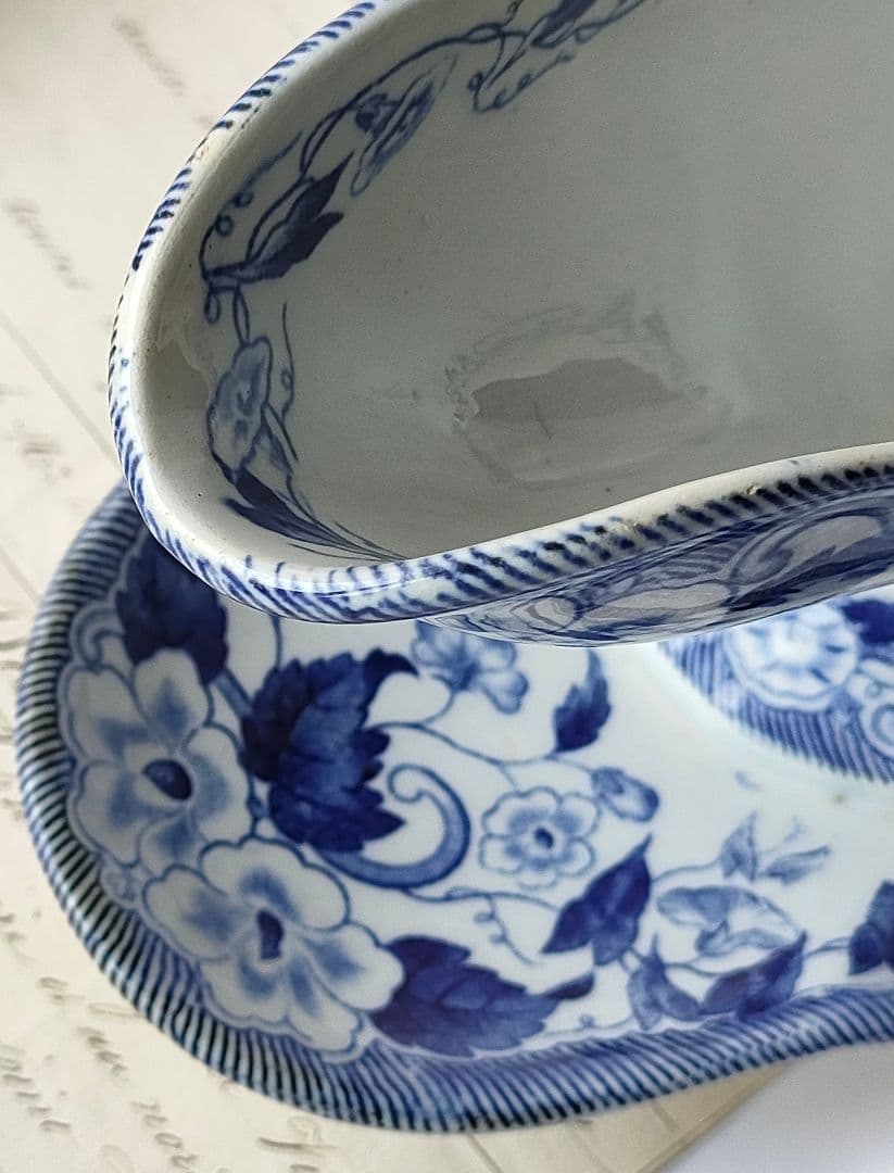 希少　クレイユモントロー　FLORA　ソーシエール　フランスアンティーク