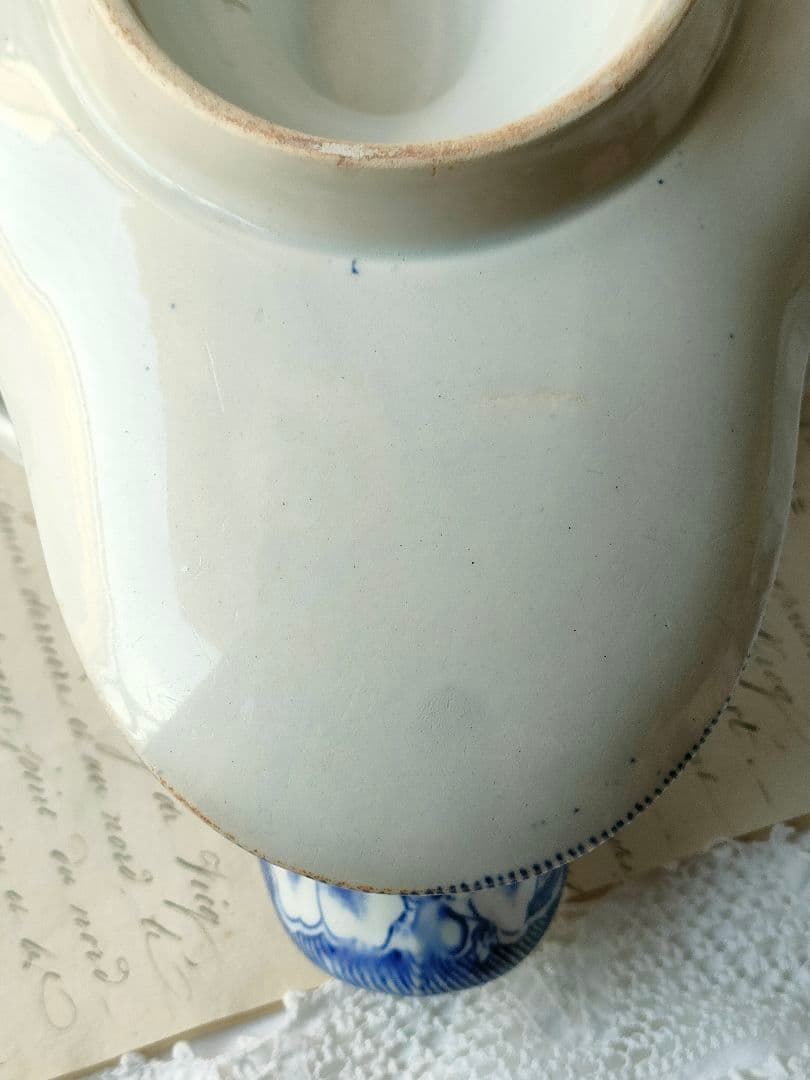 希少　クレイユモントロー　FLORA　ソーシエール　フランスアンティーク