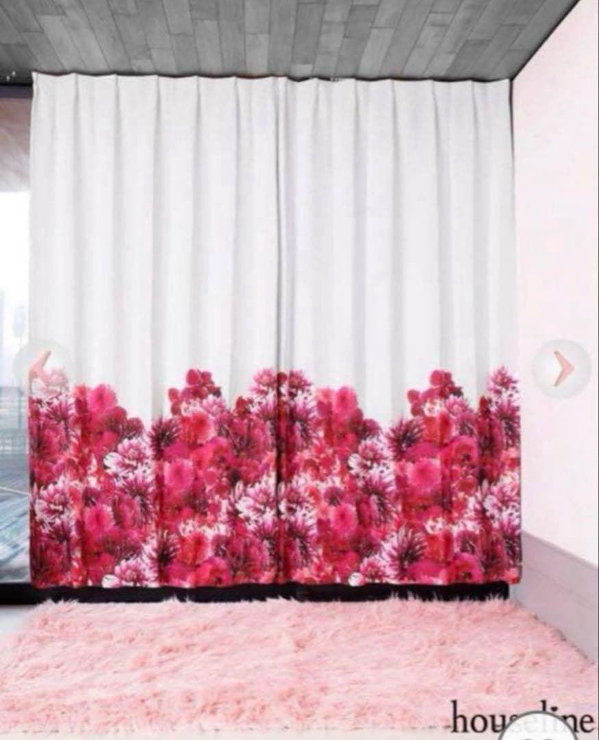 Rady 100×200 リゾートフラワー　カーテン