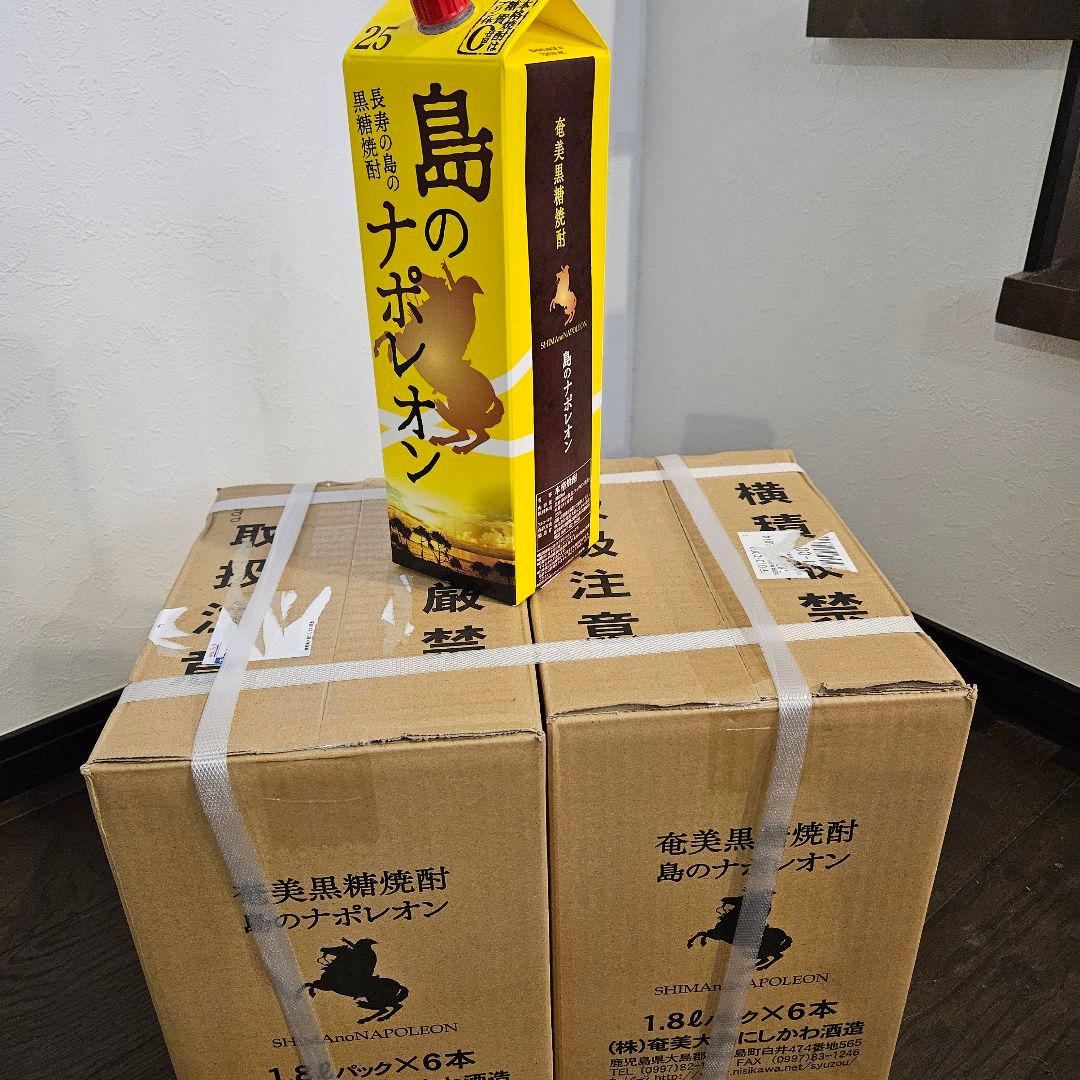 r*u様 島のナポレオン 25% 1.8L × 12本 未開封 2024年購入
