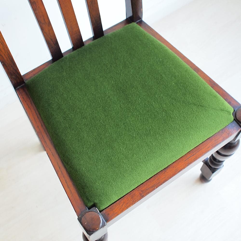 英国アンティーク バルボスレッグのダイニングチェア A オーク材 イギリス