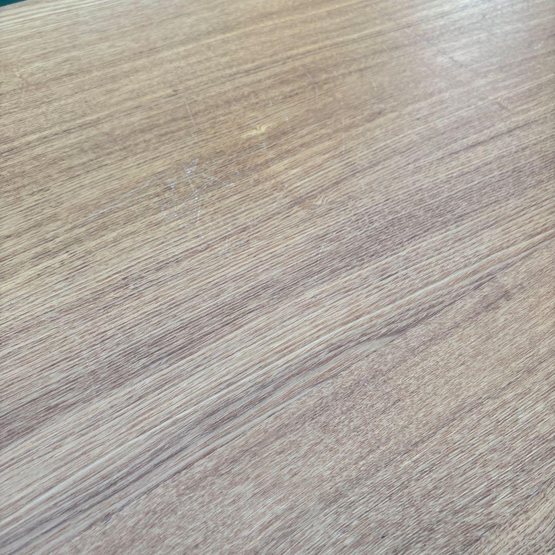 無印良品 木製 ローテーブル 引き出し付き タモ材 120cm