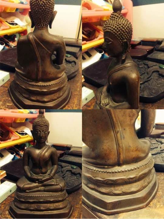 仏像 銅製 玉石象嵌 中国美術