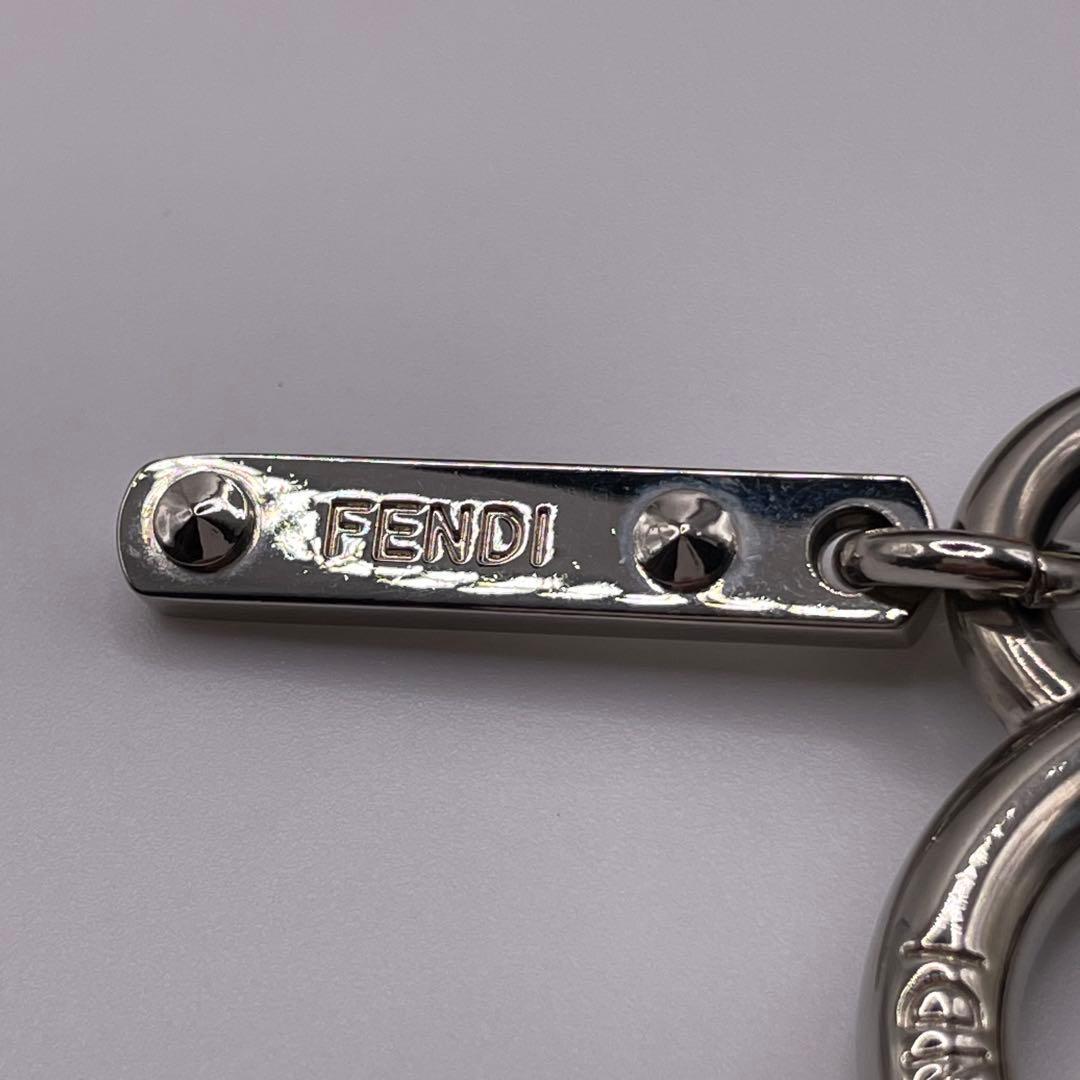 レア FENDI カールラガーフェルド チャーム キーホルダー　フェンディ　箱付