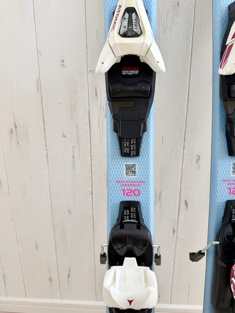 ATOMIC GL 120 スキー3点セット ビンディング ポール 90 子供
