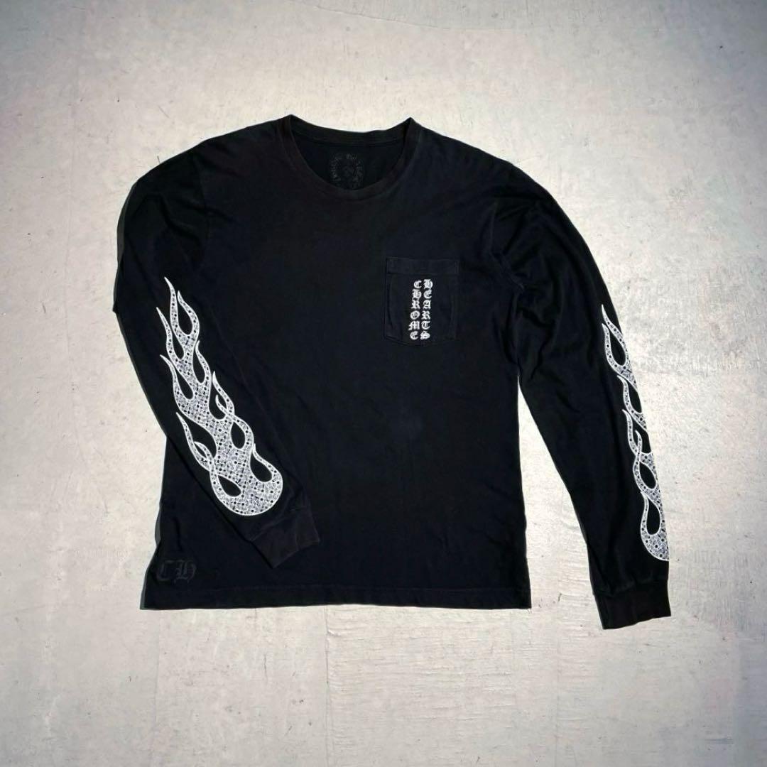 入手困難‼︎ Chrome Hearts クロムハーツ フレイム ロンT