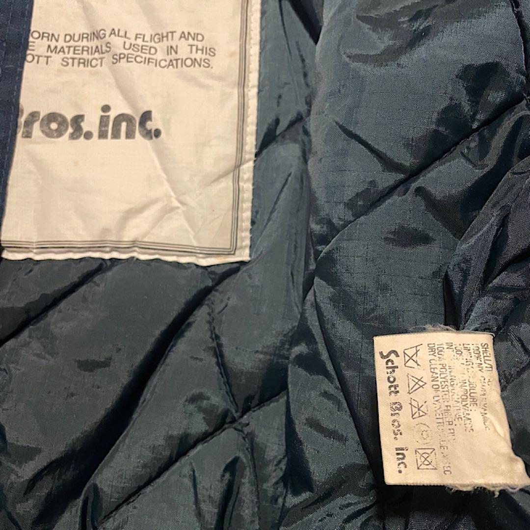 あ*こ様 激レア 田中シェン Schott CWU-R 90s MA-1ボンバー